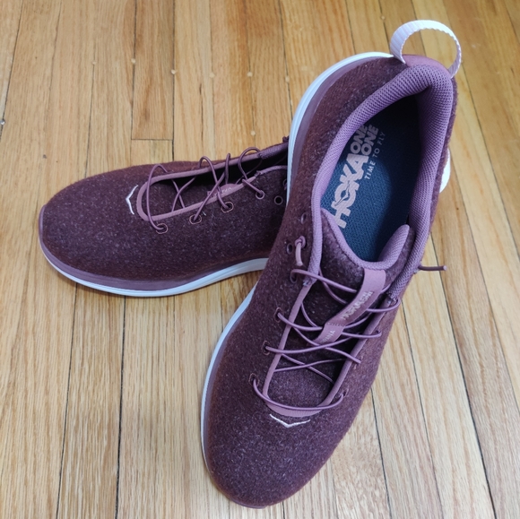 Hoka One One Hupana Flow Wool Sneakers, size 11 - Picture 7 of 8